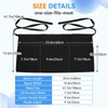 LOHYILYE Server Aprons with 3 Pockets Waitress Waiter Waist Black