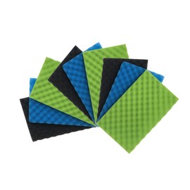 Fish Pond Foam Filter include three pieces,17" x 11"(Pack of 1 set) (Pack of 3 sets)