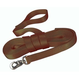 Hamilton 1" Single Thick Nylon Longe Line with Snap 26 ', Brown