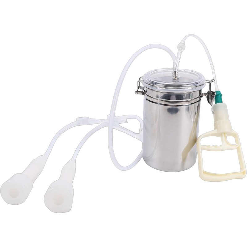 Manual Milking Machine, 2000ml Effort Saving Cow Milking Machine Cow