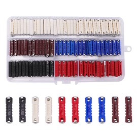 VooGenzek 60 Pieces 5A 8A 10A 16A 25A 40A Continental Ceramic Torpedo Fuses Replacement Kit, Torpedo Fuse Fuses, European Car Fuse, for Vintage Cars