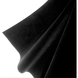 VViViD V2 HTV Heat Transfer Vinyl Film Flock Black 10” inches x 3ft roll for Cricut, Silhouette & Cameo plotters DIY Design Shirts easy to cut, weed and iron-on