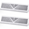 Yaocom 2 Pack Baseboard Register Vent 24 Inch Duct Opening