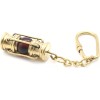 Keychain Set Medieval Sea Lantern and Oil Lamp Design Brass