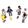 Jzszera Dolls House People of 7 Wooden Figure Set and