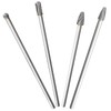 Bestgle 4 Pieces Carbide Bar Bits Tungsten Steel Grinding Head