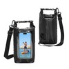 FESSOSKO 2L Black Waterproof Pack Sack - Adjustable Shoulder Strap