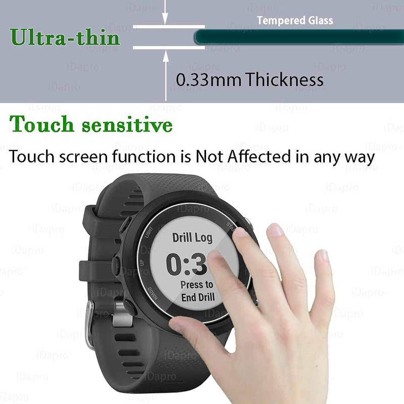 iDaPro [4 Pack] Screen Protector for Garmin Instinct 2X Solar