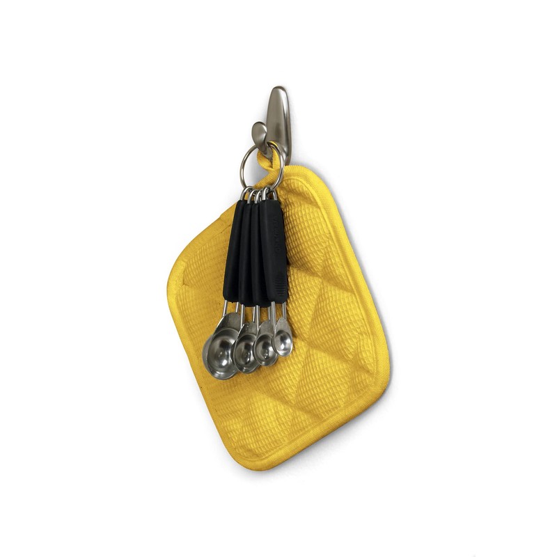 Command Forever Classic Polished Nickel Metal Hook Small FC11-BN, Níquel