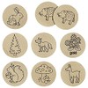 goki 56770 Juego de Memoria Selva Memo Game Brown