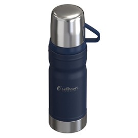OUTDOORS PROFESSIONAL OUTD9348 25.3-Oz. (750 mL) Stainless Steel Termo Go Vacuum Bottle (Blue)