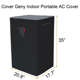 Indoor Portable Air Conditioner Cover Fits SereneLife 10000 BTU,HUMHOLD 12000 BTU,Shinco 10000/12000 BUT,Rintuf 12000/12800 BTU,AC Unit Dustproof Storage Protection Cover for Mobile AC 1 Pieces