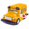 KiNSMART 4" Die Cast Metal Short School Bus with Pullback