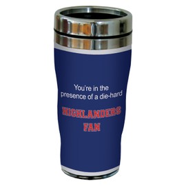 Tree-Free Greetings Highlanders College Basketball Sip 'N Go Stainless Steel Lined Travel Tumbler, 16 Ounce