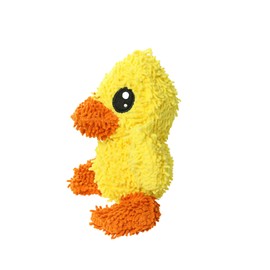 MIGHTY- Microfiber Ball Duck – Made with Squeaker Balls and Minimal Stuffing. Strong & Tough. Interactive Play. Machine Washable & It Floats