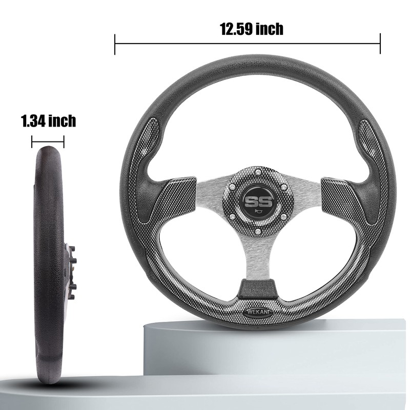 WEKANI Golf Cart Steering wheel for EZGO YAMAHA and Club
