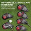 Golf Iron Head Covers Numbers Synthetic Leather Headcover Deluxe Value