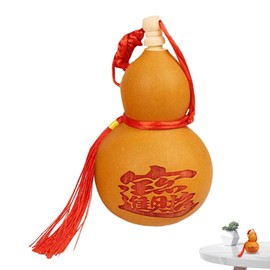 Dried Gourds | Small Decorative Gourd Statue Decor,Good Luck Calabash Crafts Supplies Natural Home Decor for House Courtyard Living Rooms