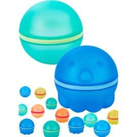 Reusable Water Balloons for Kids Adults: Fast Refillable Water Balloons with Mesh Bag,Self-Sealing Water Bomb for Summer Outdoor Game,Party Favors,Pool Party Supplies(12 Pack)