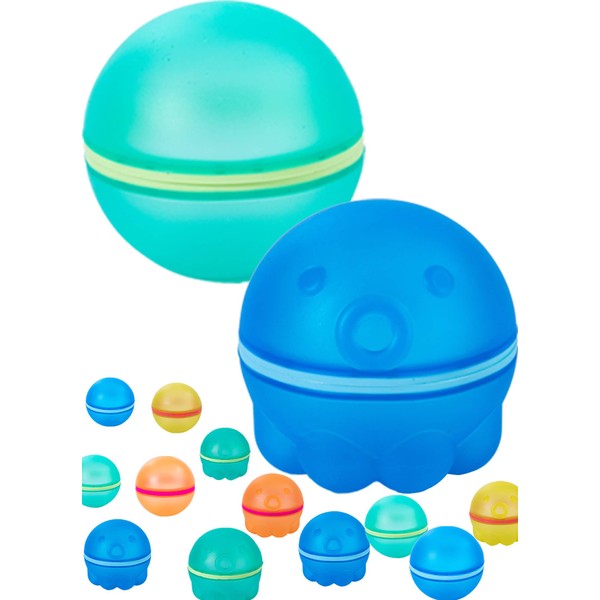 Reusable Water Balloons for Kids Adults: Fast Refillable Water Balloons