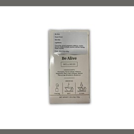 McCoy Teas Wellness Be Alive Herbal Tea Ginger Wellness Green Tea Blend with Premium Tea from Sri Lanka, 20 Tea Bags (Pack of 01)