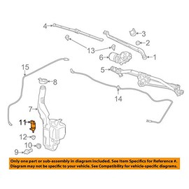 GM 22999423 Pump, Windshield Washer