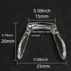 1PC Plate Glasses Frame Eyeglass Saddle Bridge Nose Pads Nose