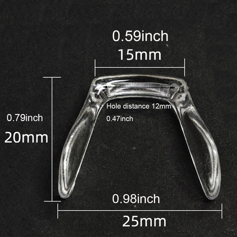 1PC Plate Glasses Frame Eyeglass Saddle Bridge Nose Pads Nose
