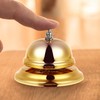 TOYANDONA 1pc Gold Call Bells, 3.35 Inch Service Bell for