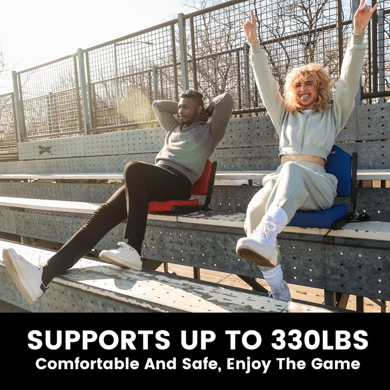 Jauntis Stadium Seating for Bleachers, Bleacher Seats with Ultra Padded