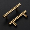Ravinte 20 Pack Kitchen Cabinet Handles Champagne Bronze 2-1/2 Inch