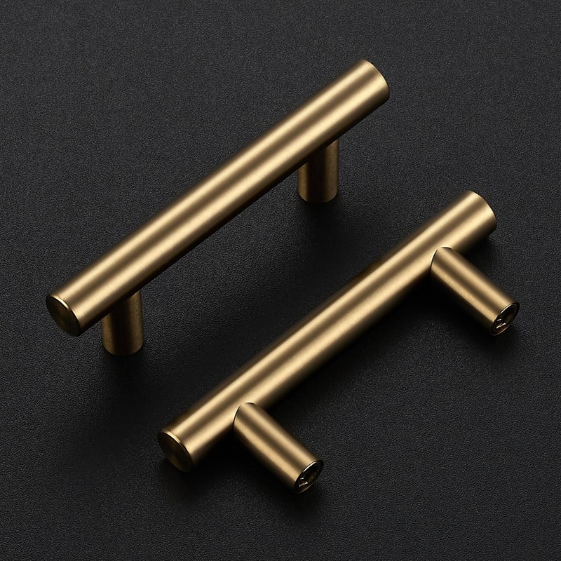 Ravinte 20 Pack Kitchen Cabinet Handles Champagne Bronze 2-1/2 Inch