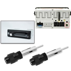 VGOL 5Pcs DIN Car Radio Aerial Antenna Plug Replacement DIN Automotive Antenna Solder Plug Fit for Aftermarket Car Radios & Related Accessories Antenna Ports