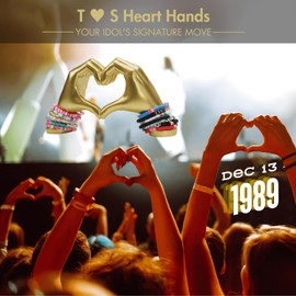 TIMOSUKI Gold Heart Hands Sculpture-Elegant Gold Room Decor for Bedroom or Living Room, Versatile Heart Hands Bracelet Holder, Entryway Gold Heart Hand Statue Excluding Bracelet