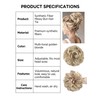 Messy Bun Scrunchie, Curly Synthetic Hair Bun Ponytail Extensions