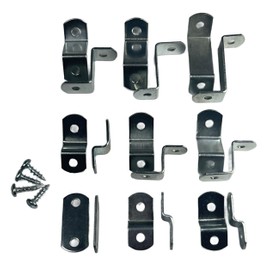Canvas Clips for Picture Framing screws included 15 per pack ( Choose your offset size ) by E.H.C. (Starter Bundle all 9 offsets 0"-1 1/4")