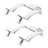 WOONEKY 2pcs Zinc Alloy Handle Sliding Door Hardware Shower Grab
