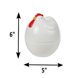 Home-X Microwave Chicken Design Egg Boiler