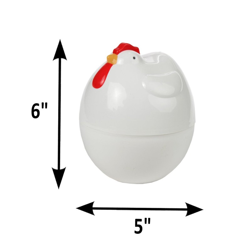 Home-X Microwave Chicken Design Egg Boiler