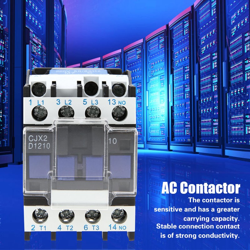 CJX2‑1210 High Sensitivity Industrial Electric AC Contactor 12A