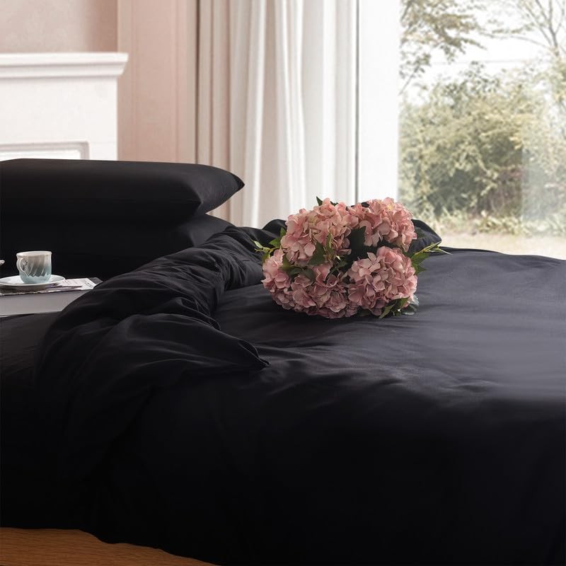 WEAVERS: 3-Piece Luxurious Microfiber Duvet Set - Super Soft Cotton-like