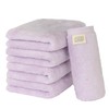 Towel Laboratory #024 Face Towel, Lilac Purple, Set of 5,