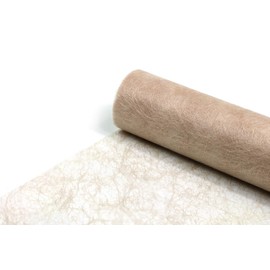 Sizoflor Table Runner - 25 Metre Roll + 300 Mini Decorative Diamonds Free (20 cm Wide, Walnut)