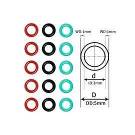 longbowmaker O-Ring for Arrowhead Archery Replacement O Rubber Rings Seal Arrowhead Hold Down (100 Pieces)