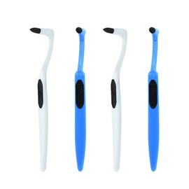 Gum Remover Gum Plaque Remover Teeth Whitening Polishing Cleaning Kit 4 Pieces (Blue, White)