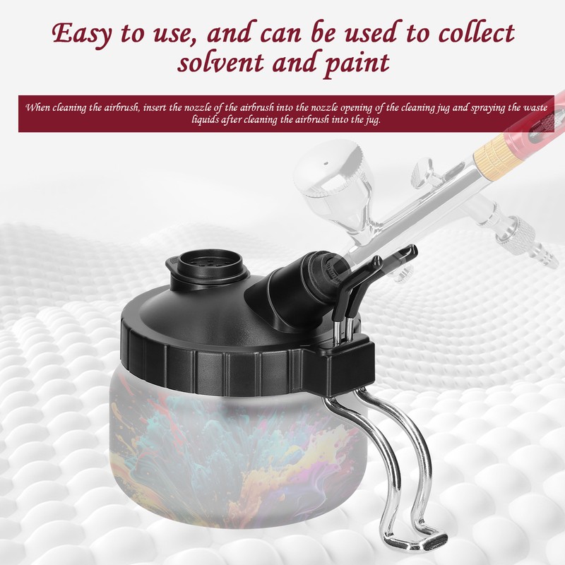 T62 Airbrush Cleaning Bottle Multifunctional Cleaning Tools Nail Model Washer