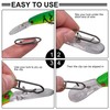 FUSIGO Speed Clips for Fishing Lures Power Clips Fishing Snaps