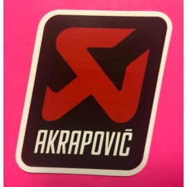 jtck5433 Akrapovic Sticker. Not Heat Resistant  *Matte*Finish  Approx Size: 2.5”x2”