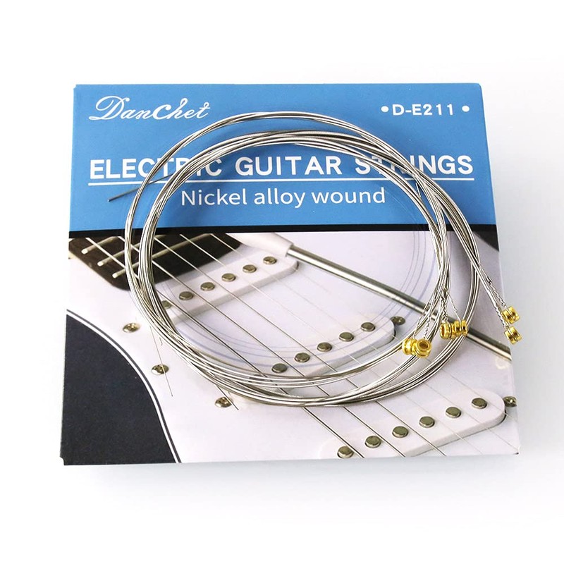 Danchet E211 Nickel Wound Electric Guitar Strings, Regular Light (1
