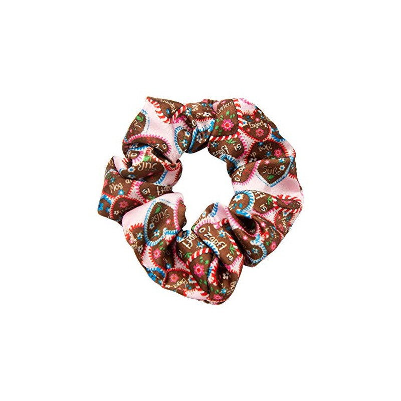 Alpenflüstern Costume Hair Scrunchie Gingerbread Hearts Hair Accessory Headband for